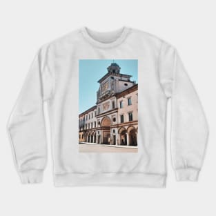 Piazza del Duomo, Crema Crewneck Sweatshirt